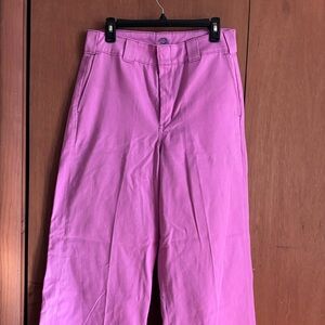 Vibrant Pink Wide-Leg Pants